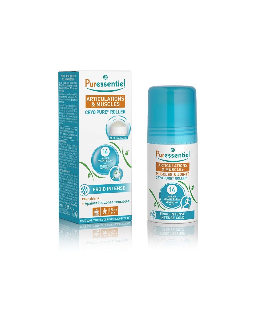 PURESSENTIEL ARTICULATIONS & MUSCLES CRYO PURE SPRAY 14 HUILES ESSENTIELLES  150 ML