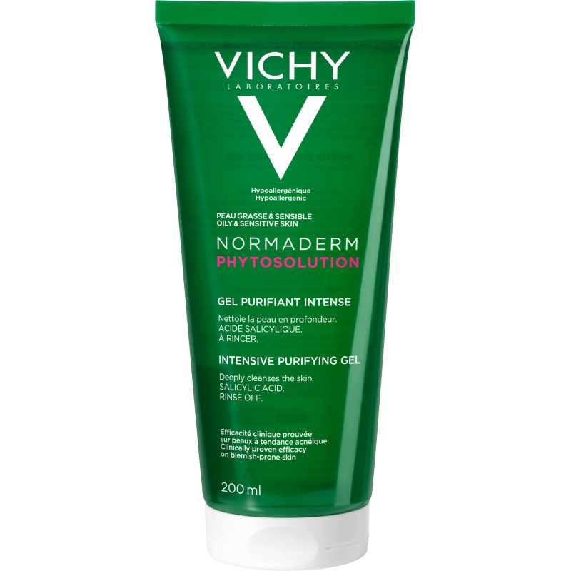 VICHY NORMADERM PHYTOSOLUTION GEL NETTOYANT INTENSE PEAUX GRASSES