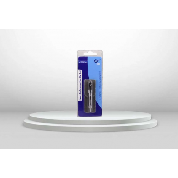 SPC ELECTROPLATED SQUARE TWEEZERS REF CT408