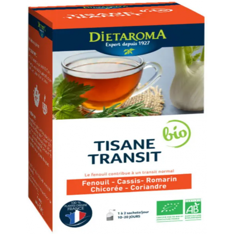DIETAROMA TISANE TRANSIT B20 SACHETS