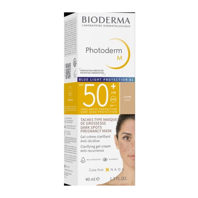 BIODERMA PHOTODERM M SPF50+ CLAIRE 40ML