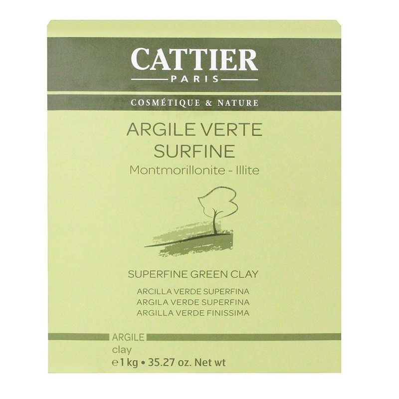 Cattier Argile Verte Surfine 1Kg