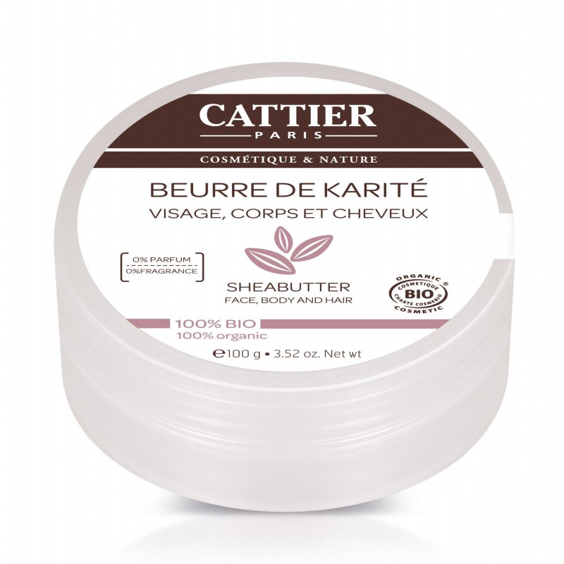 Cattier Beurre De Karite 100% Bio 100G